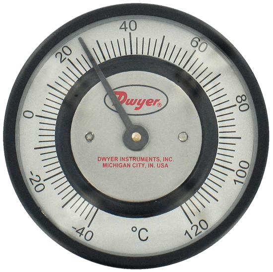 Dwyer Pipe-Mount Bimetal Surface Thermometer, Series STC
